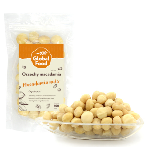 ORZECHY MAKADAMIA ORZECH MACADAMIA 100g ORZECHY MAKADAMIA ORZECH MACADAMIA 100g
