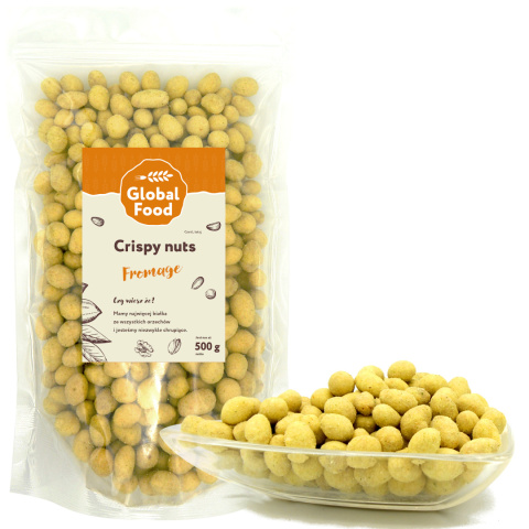 ORZESZKI ZIEMNE W PANIERCE CRISPY NUTS FROMAGE 500g ORZESZKI ZIEMNE W PANIERCE CRISPY NUTS FROMAGE 500g