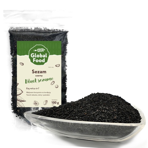 SEZAM CZARNY 100g ZIARNO SEZAM CZARNY 100g ZIARNO