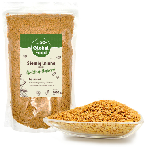 SIEMIĘ LNIANE ZŁOTE ZIARNO 1KG SIEMIĘ LNIANE ZŁOTE ZIARNO 1KG